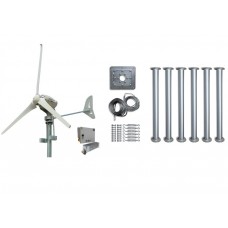 Kit Heli 2KW 48V Off-Grid Wind Turbine & Charge Controller (FOR ACID & GEL BATTERIES) & Tower